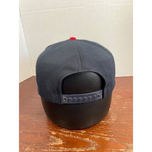 Vintage MLB Atlanta Braves Split Bar Snapback Hat X3 - Picture 2 of 5